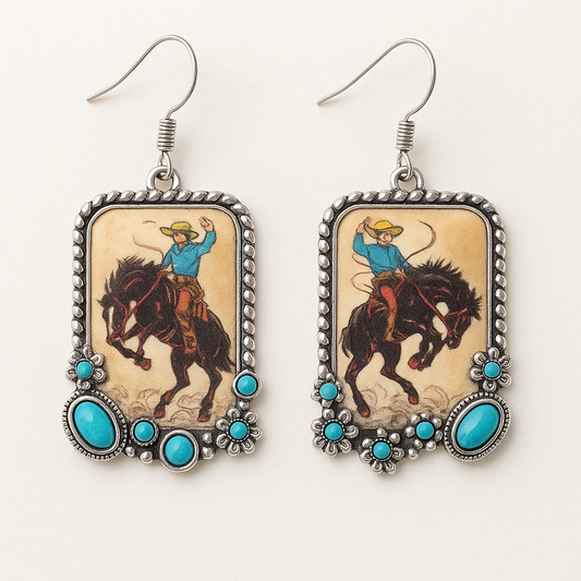 Wild Rider Turquoise Drops