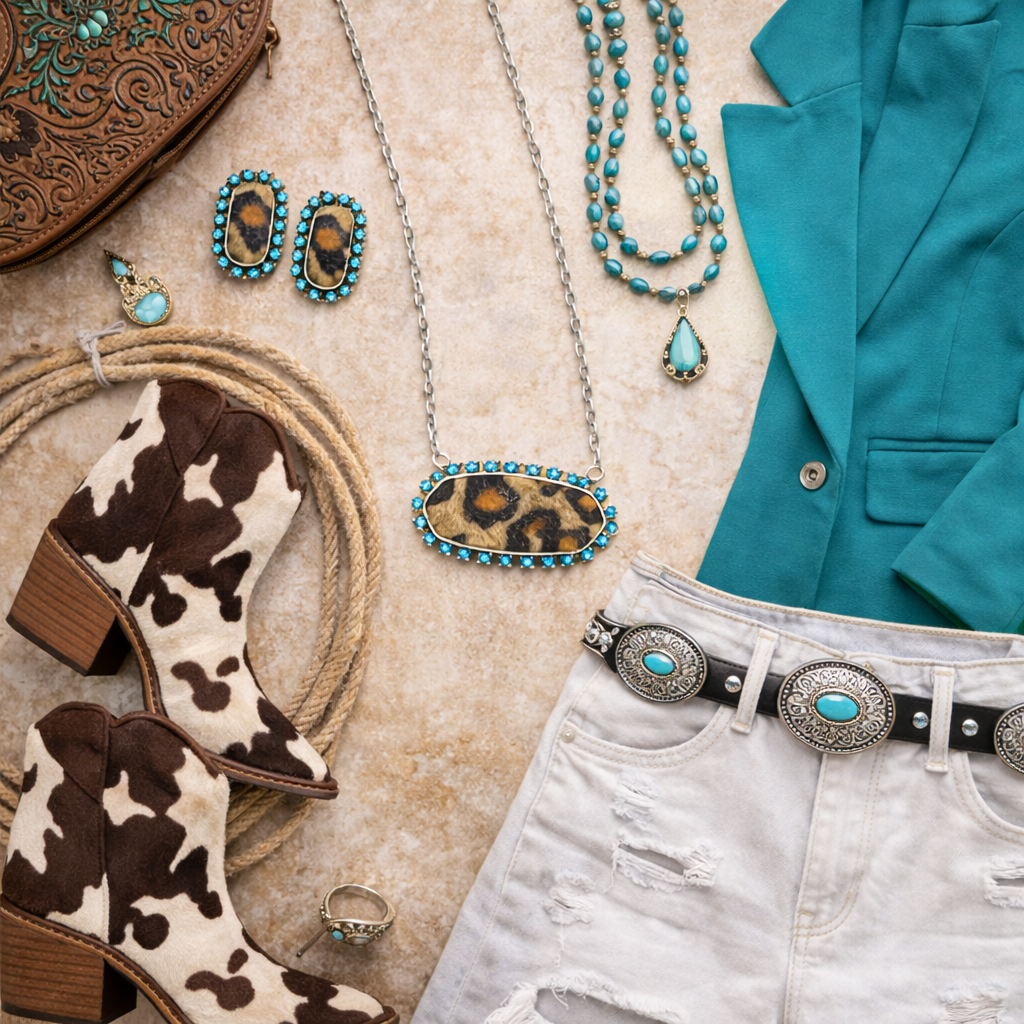 Wild Mesa Necklace — Western Glam Statement Piece