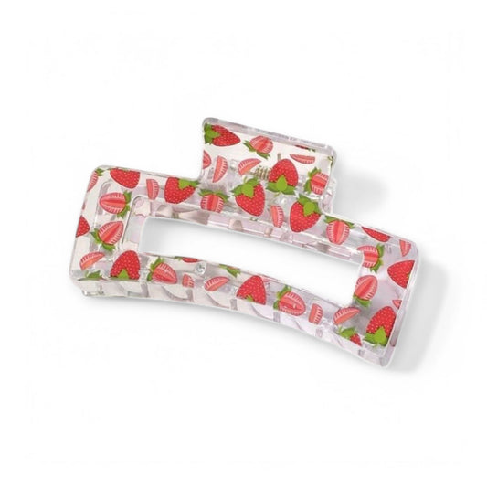 Sweet Strawberry Summer Claw Clip