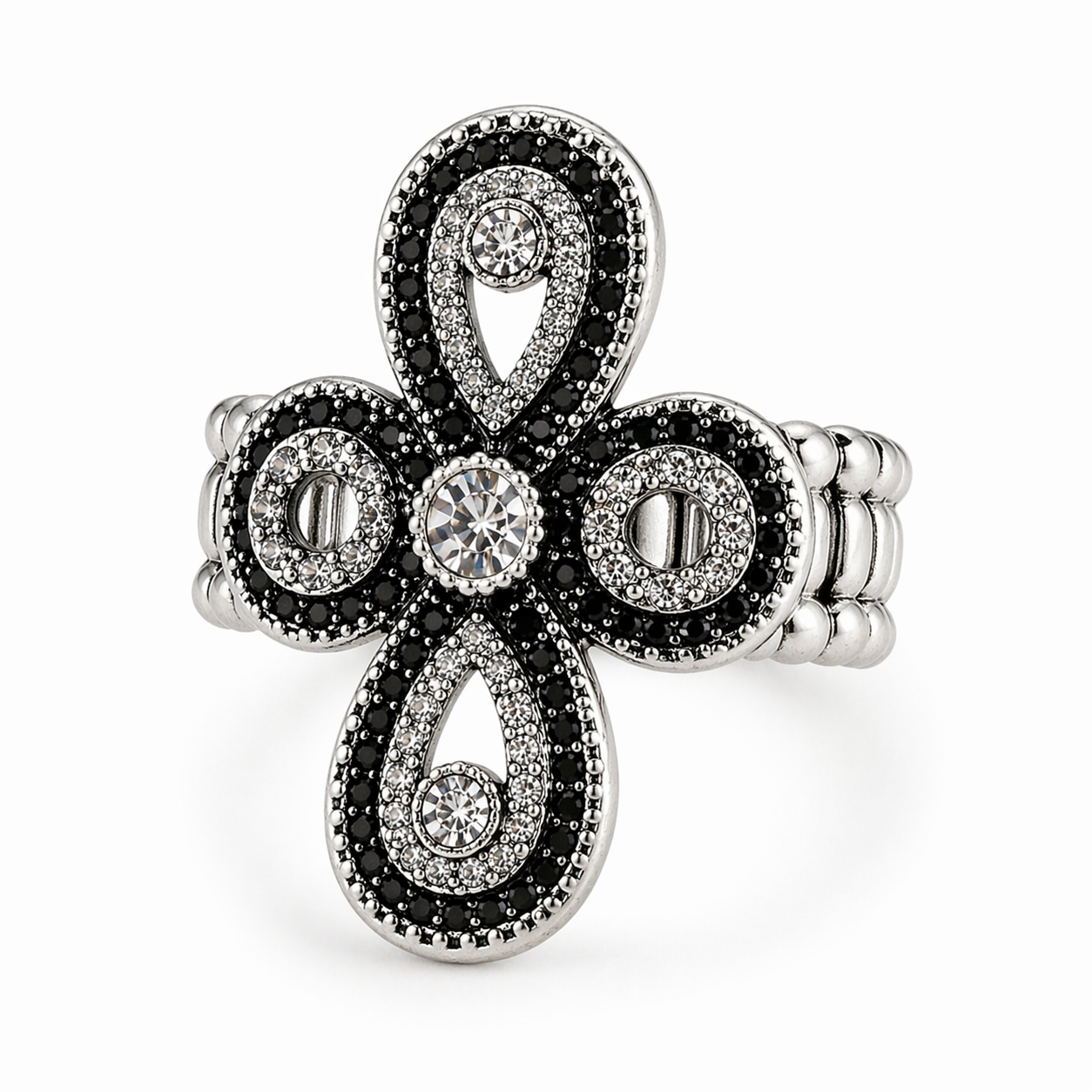Midnight Cross Luxe Stretch Ring
