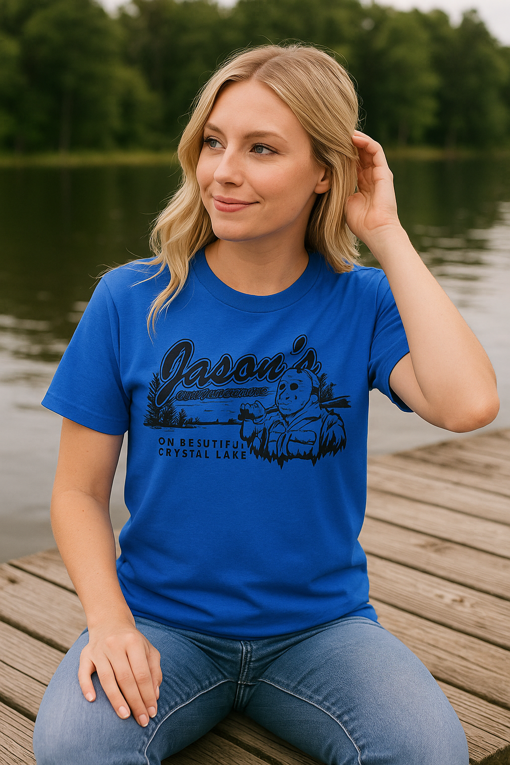 Halloween Jason's Summer Camp Short Sleeve Shirt