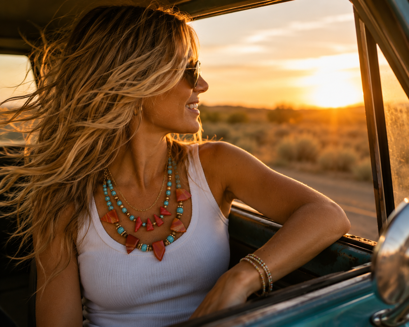 Canyon Sunset Statement Necklace