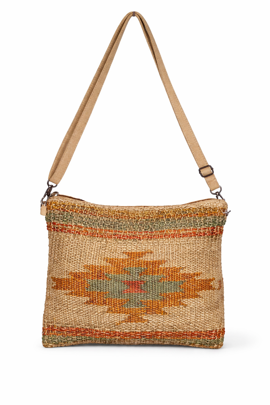 Desert Trail Aztec Crossbody Bag – Western Boho Everyday Purse