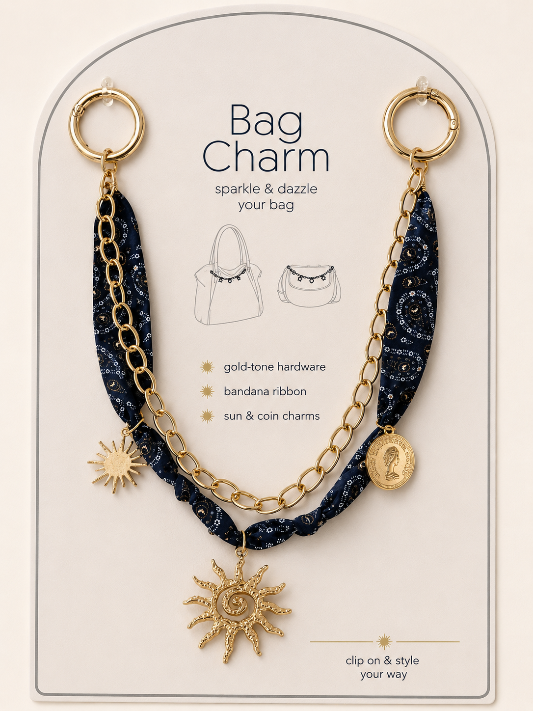 Midnight Mesa Bag Charm