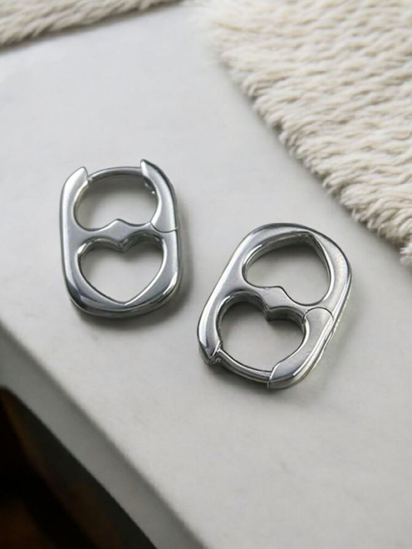 Pop Off In Style Pull Tab Fashion Trend Earrings