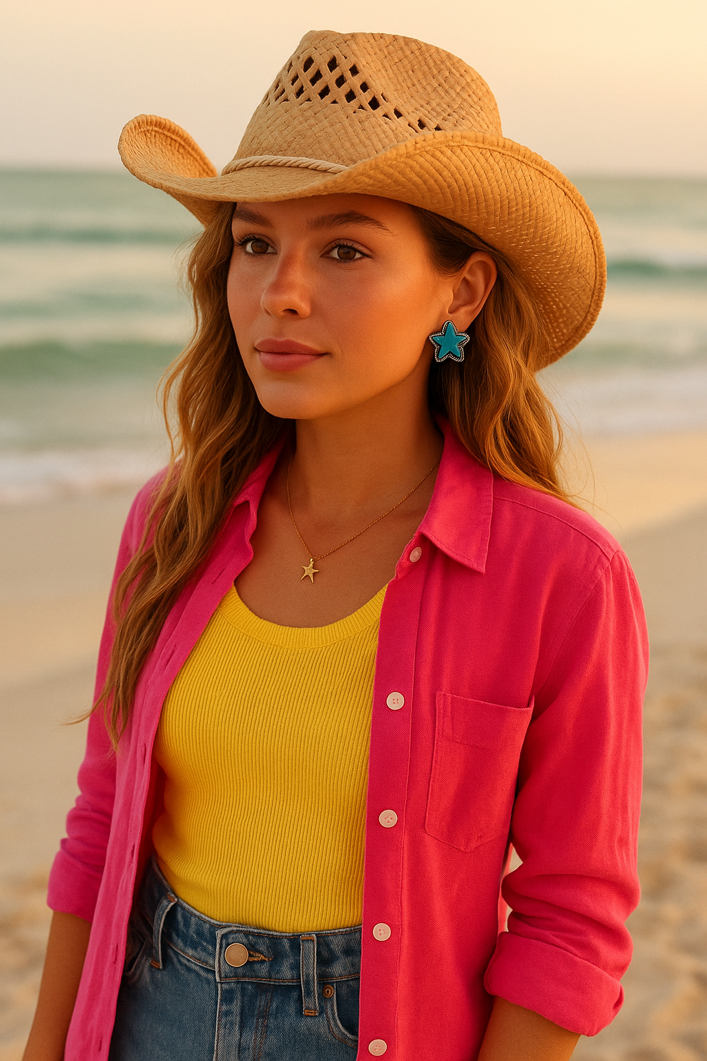 Star Of The Show Oversized Star Post Earrings