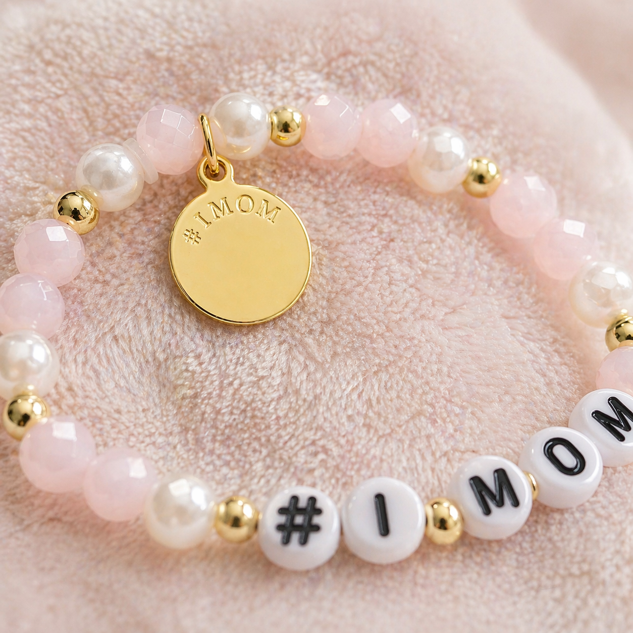 #IMOM Beaded Bracelet