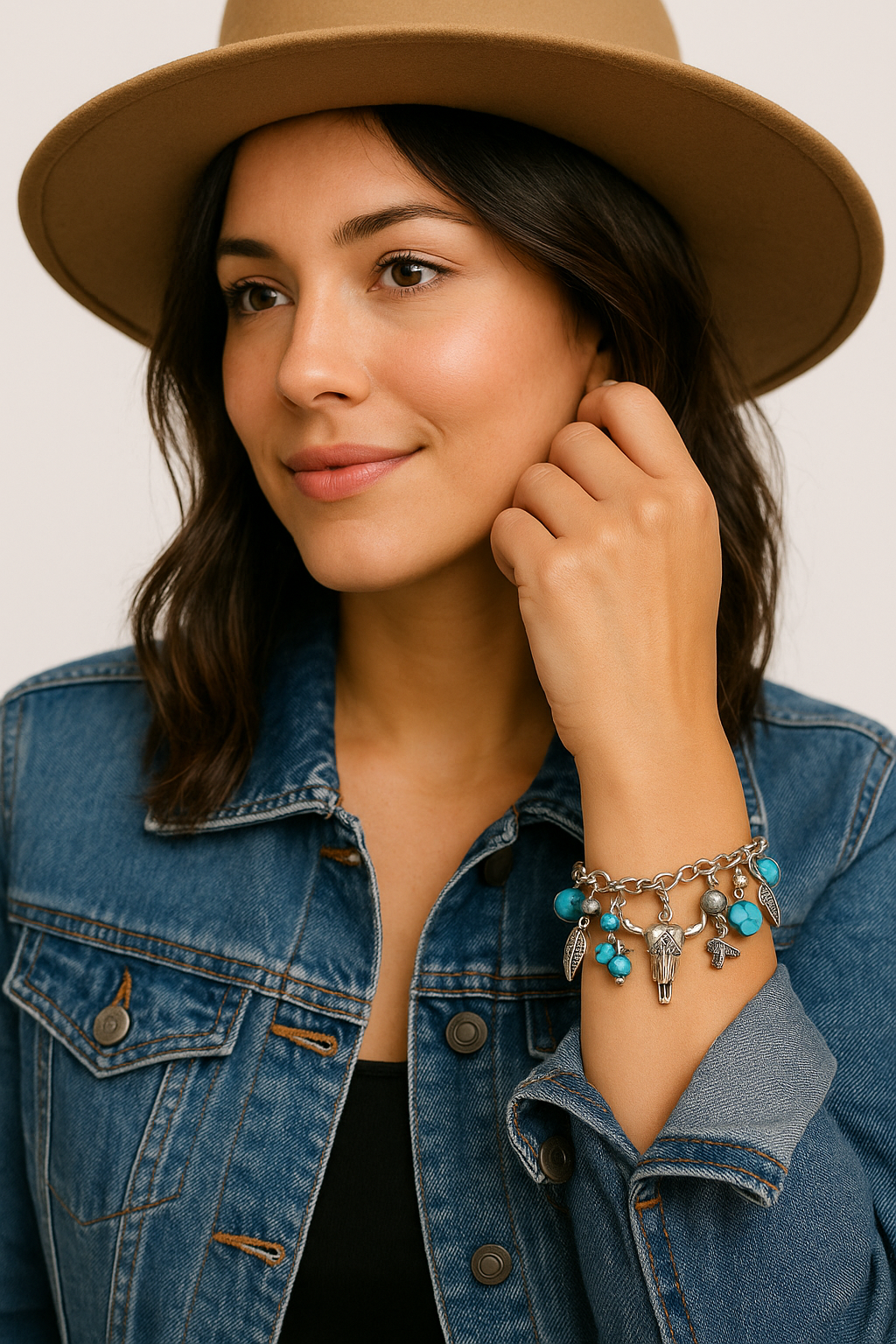 Ranchin' Life Charm Style Fashion Bracelet