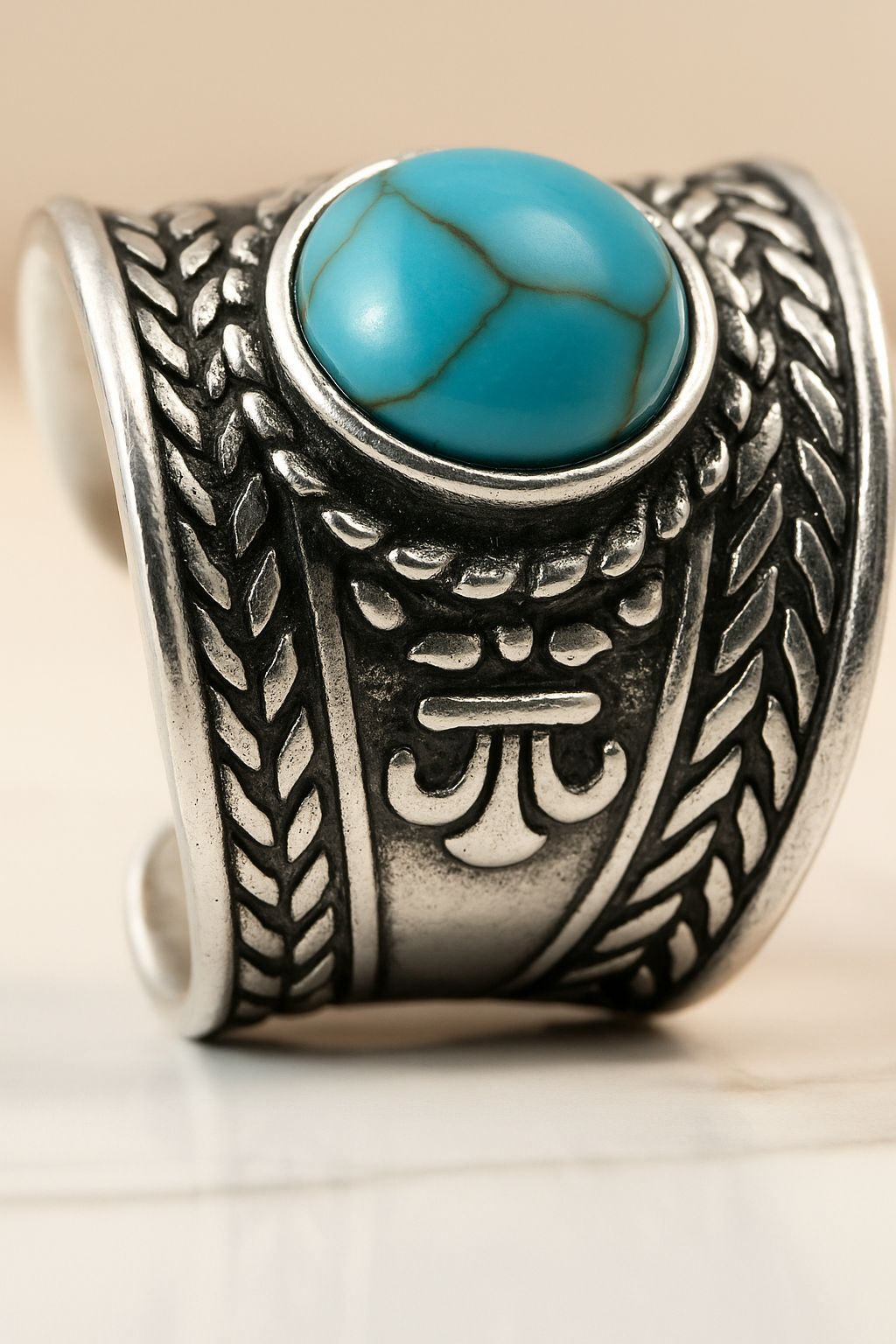Turquoise Trail Cuff Ring