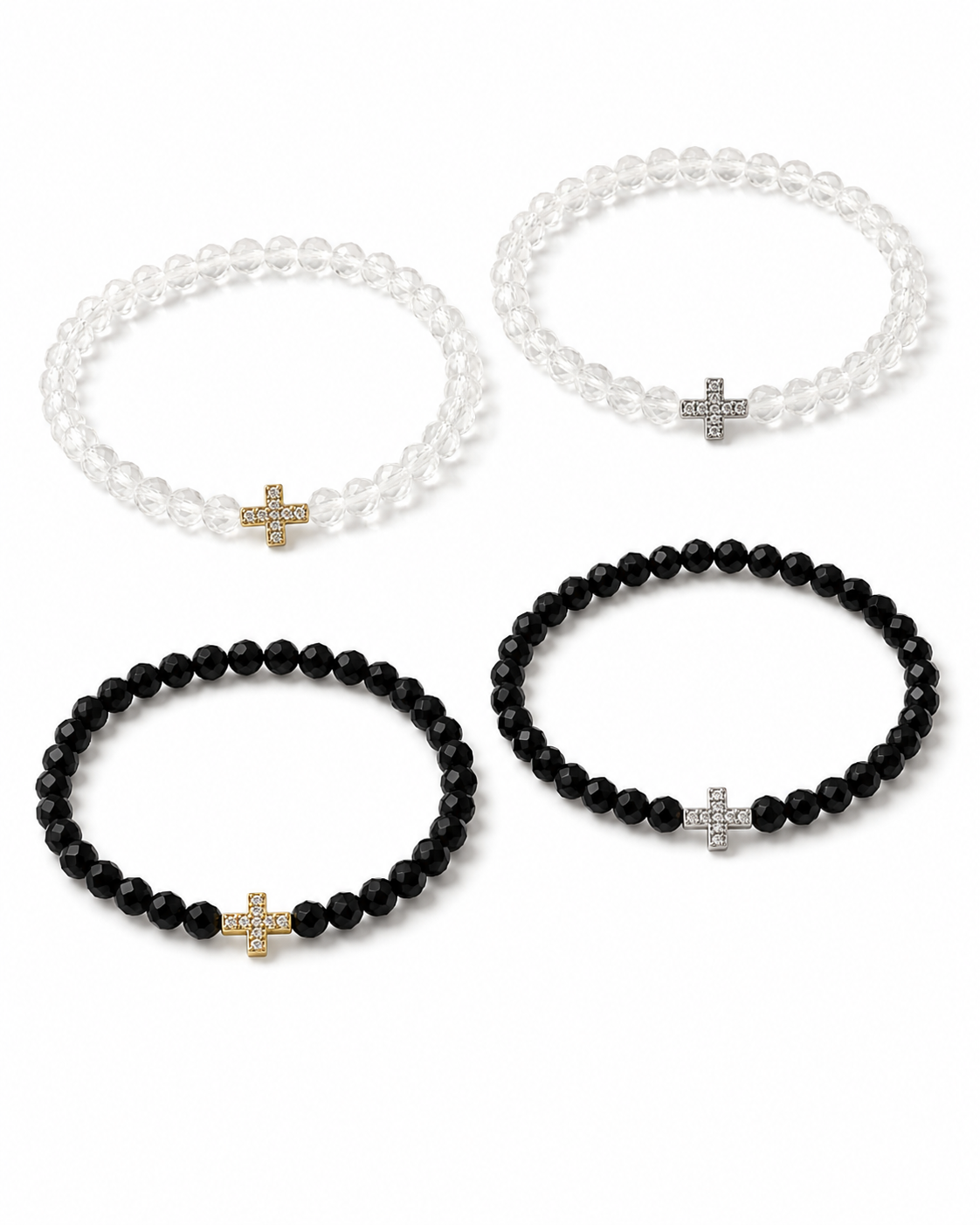 Everyday Faith Stretch Cross Bracelet