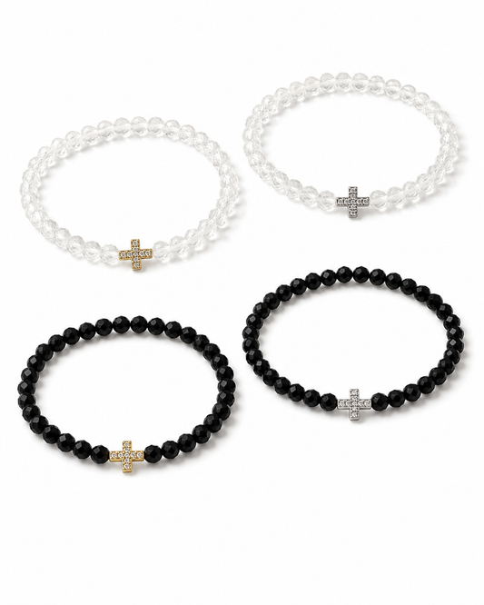 Everyday Faith Stretch Cross Bracelet