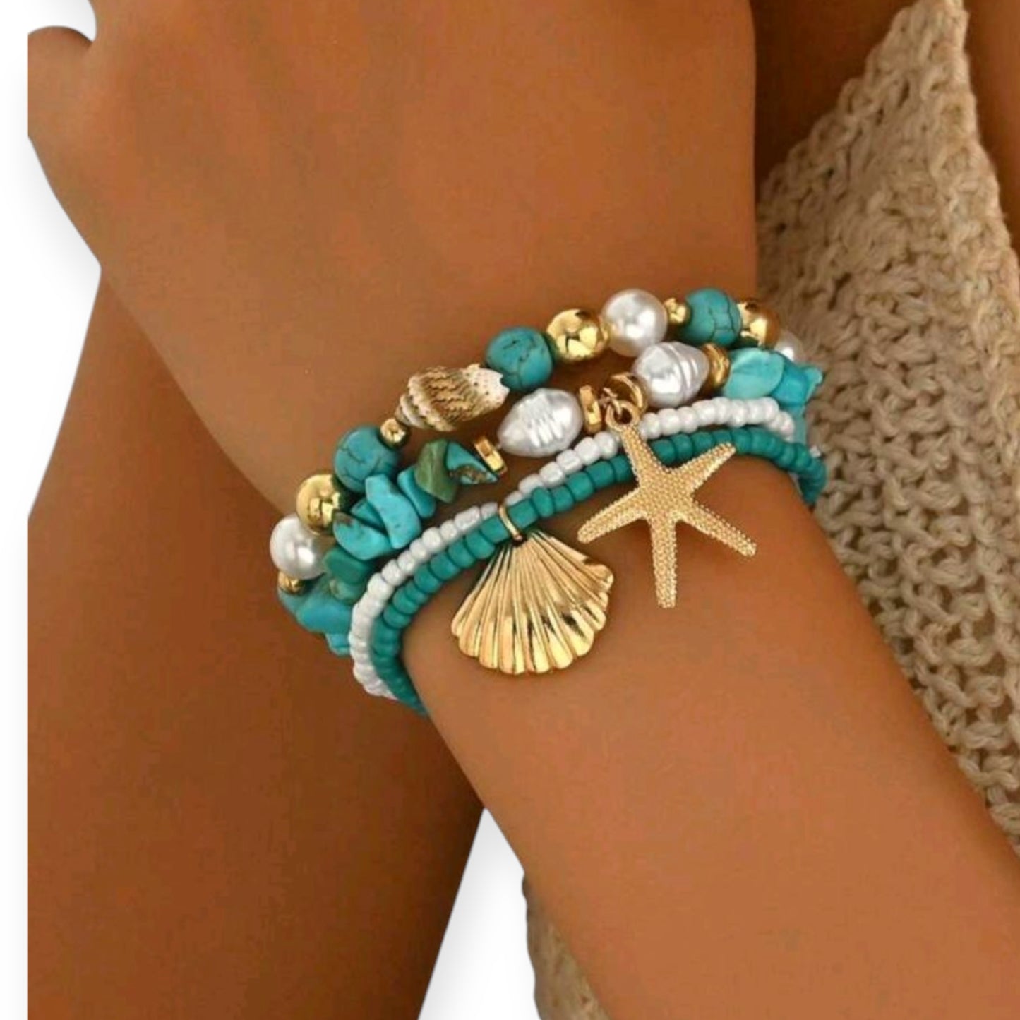 Coastal Cowgirl Bracelet Stack 3 Piece Set