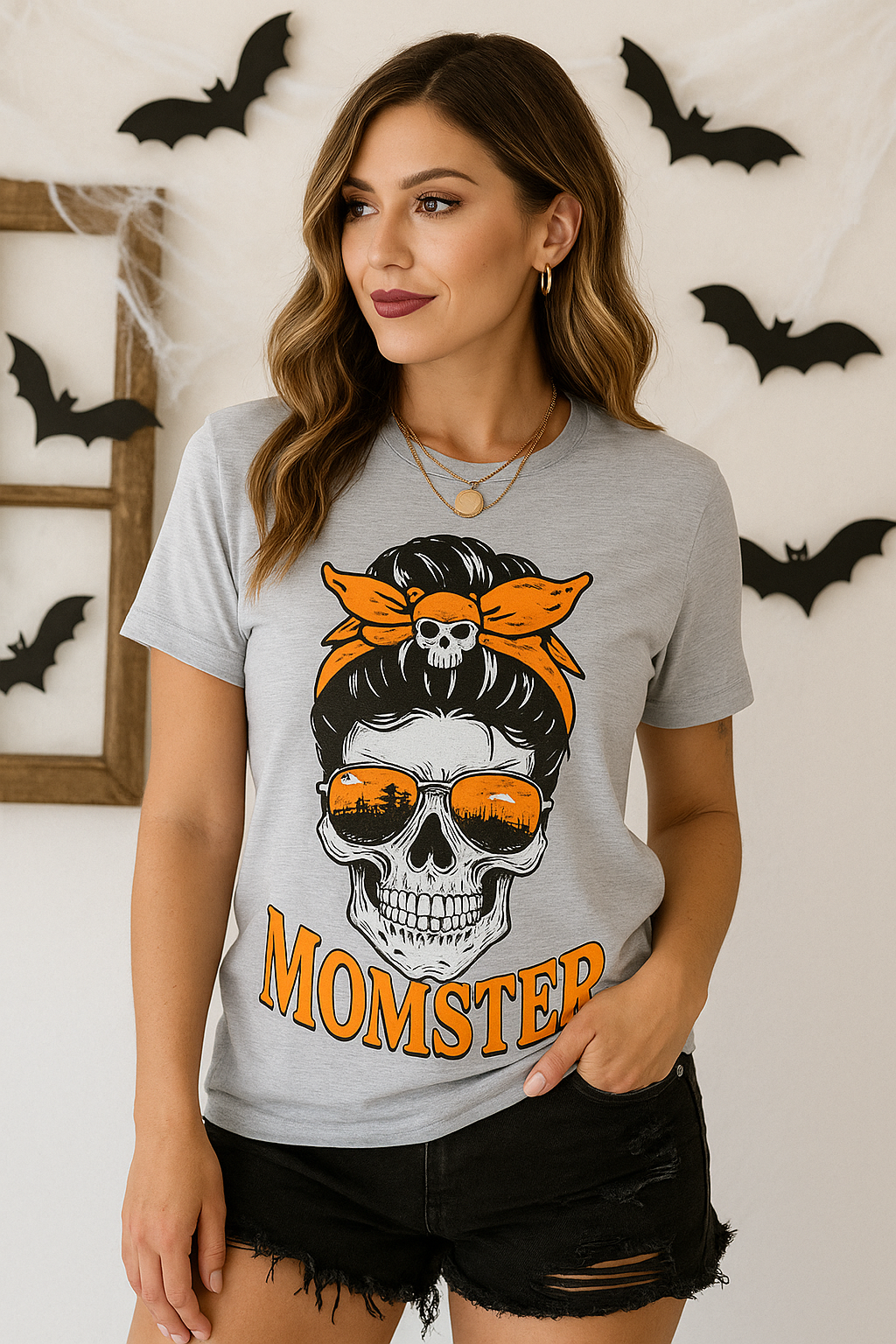 Halloween Momster Graphic Tee