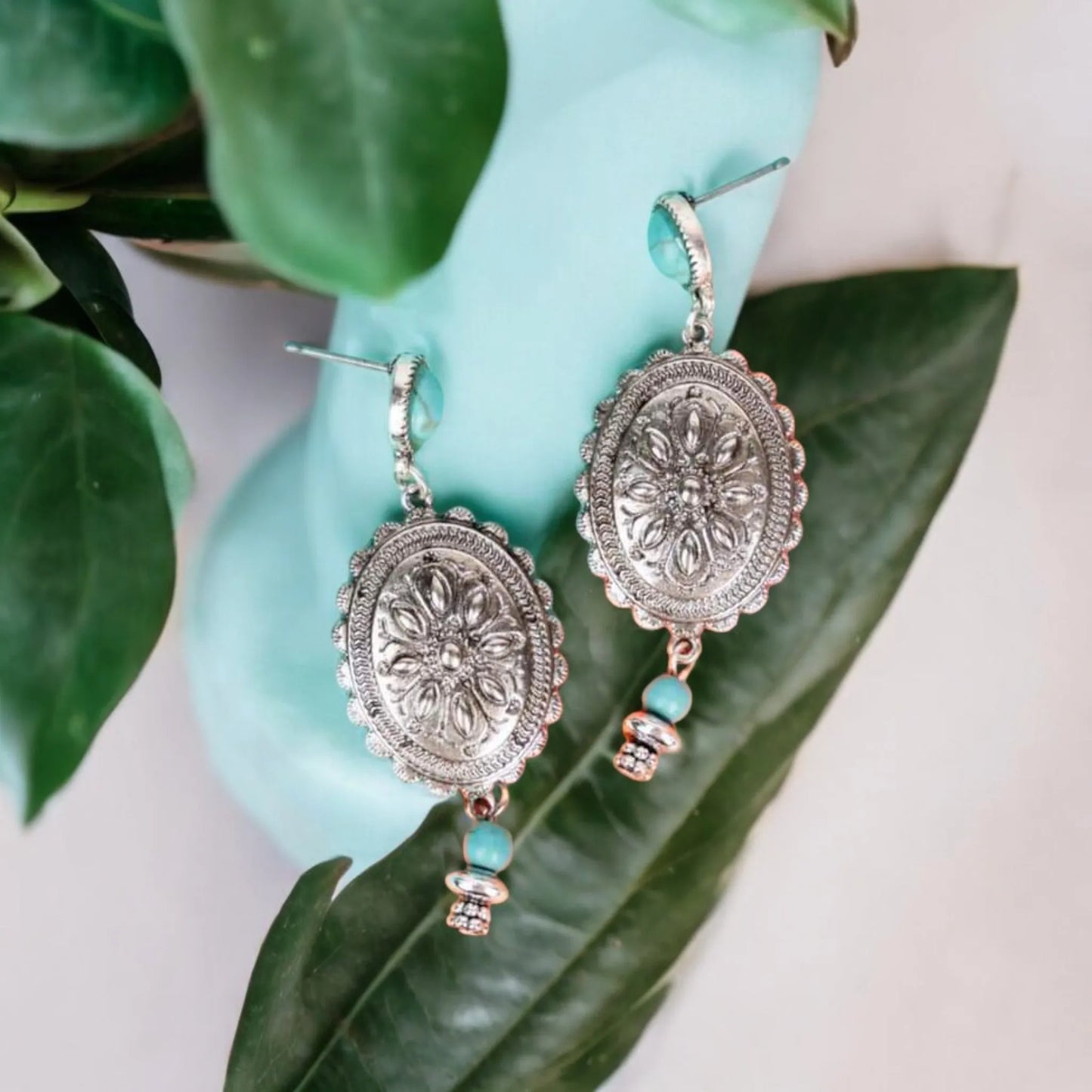 Vintage Inspired Western Drop Earrings