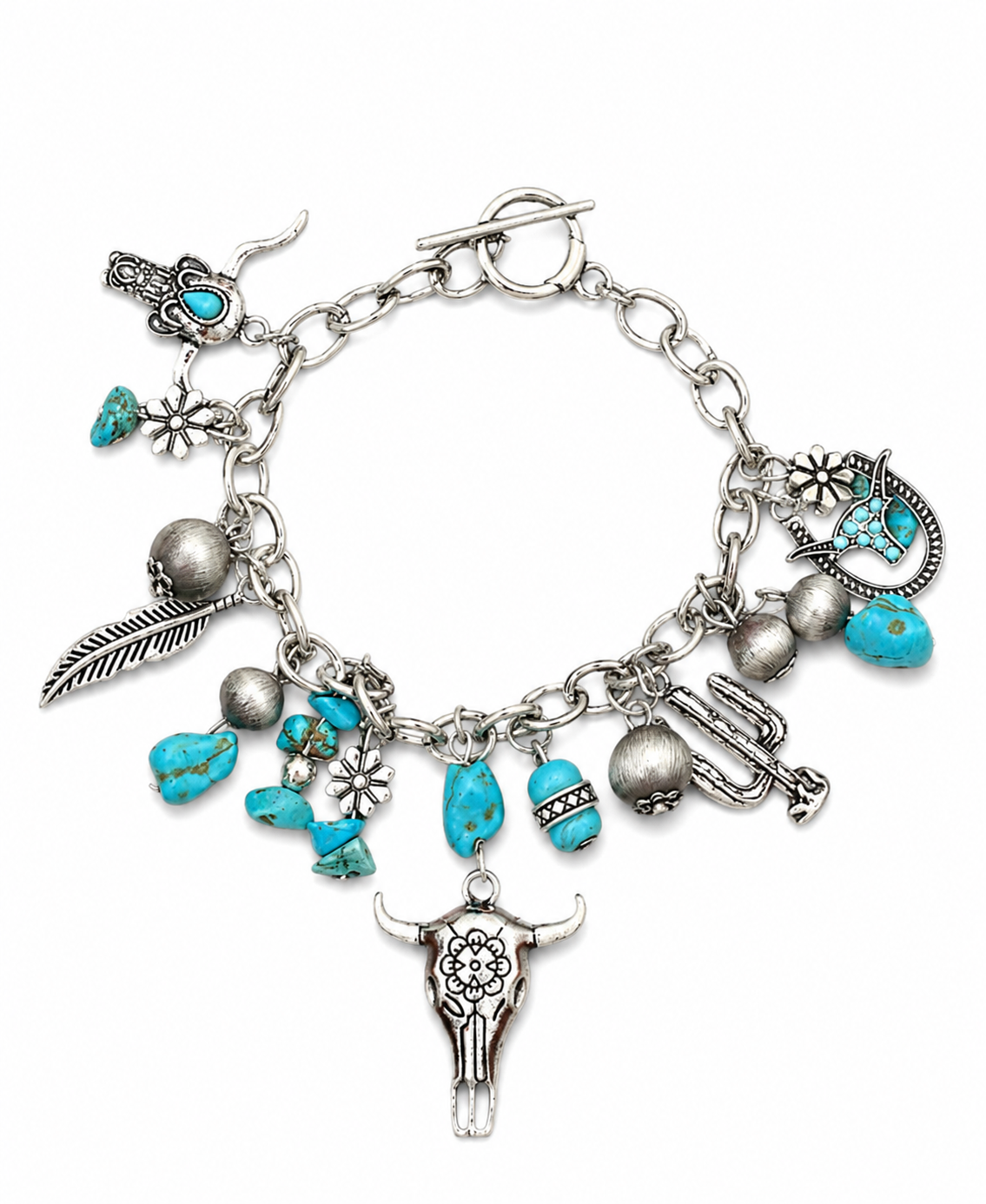 Ranchin' Life Charm Style Fashion Bracelet