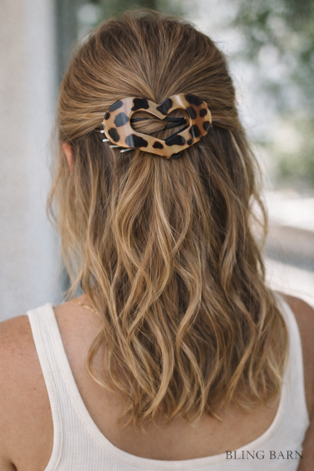 Wild Heart Tortoise Hair Claw