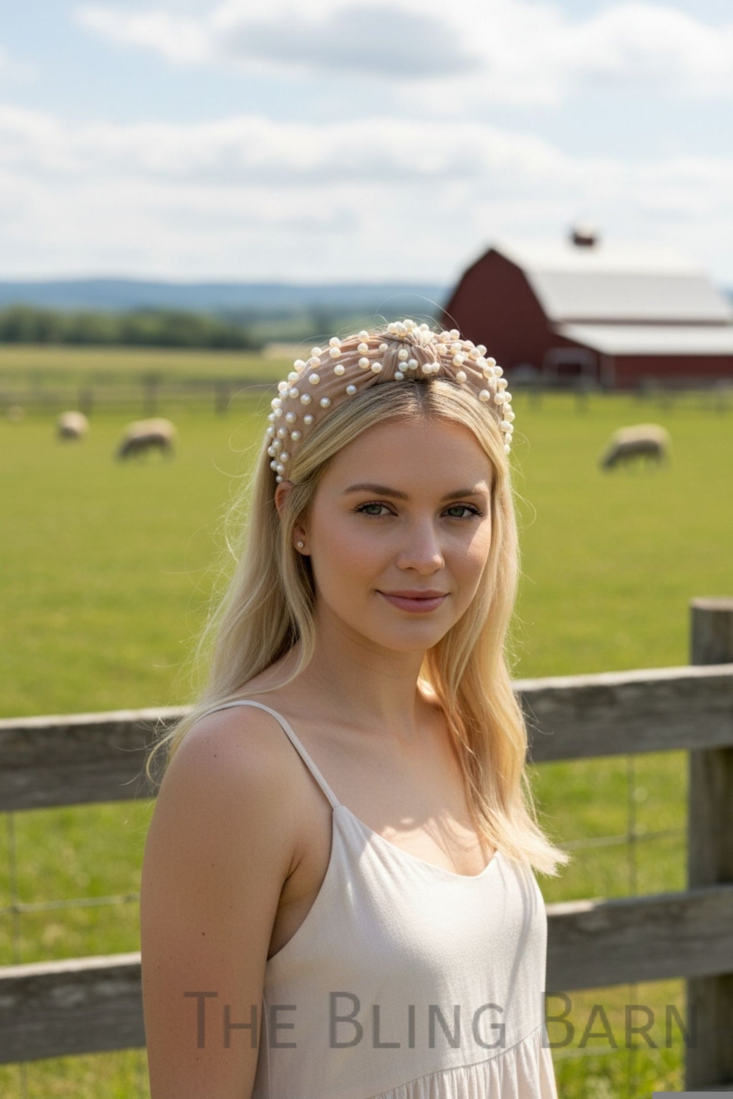 Southern Pearl Knot Headband