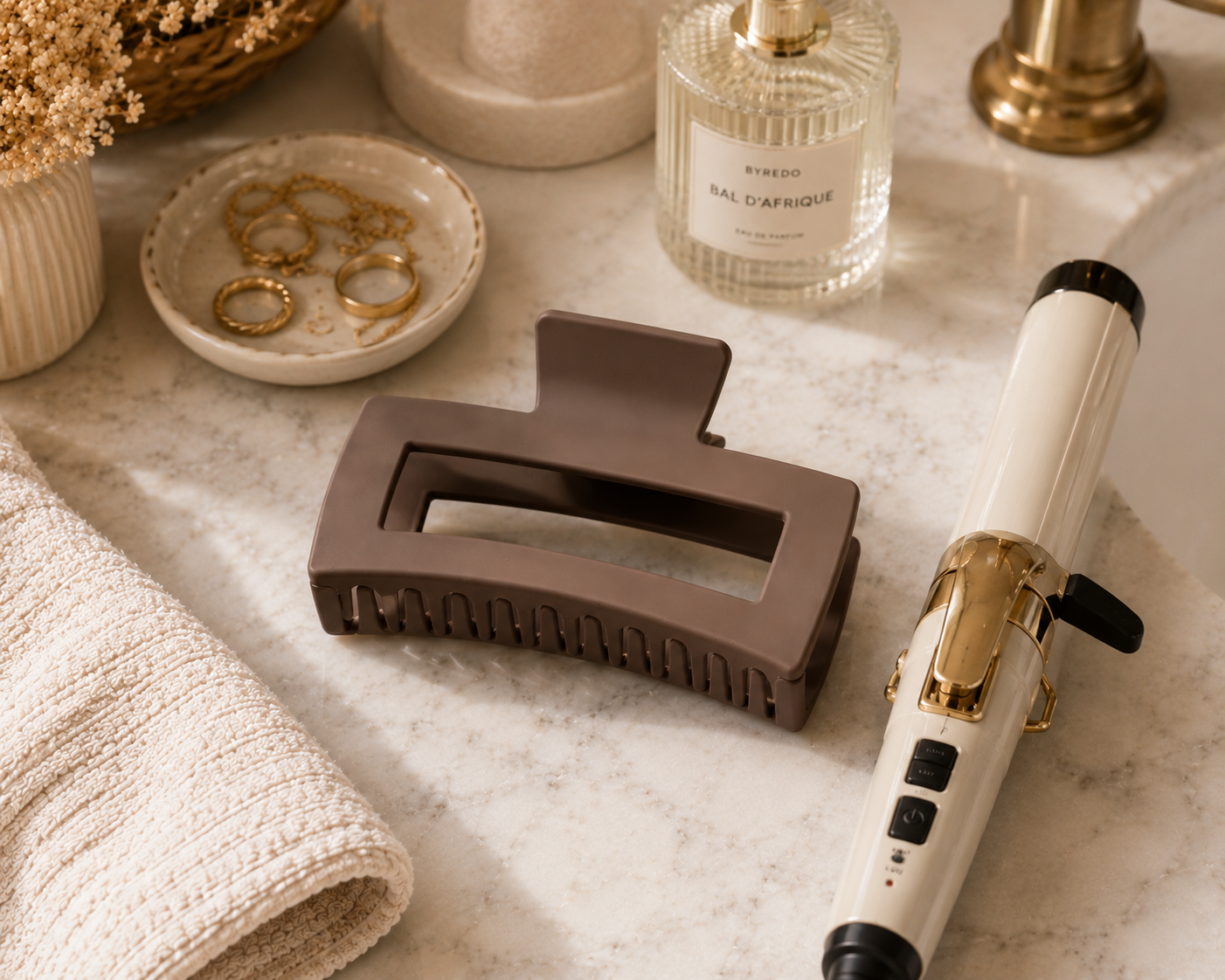 Everyday Matte Rectangle Claw Clip | Large Hair Clip