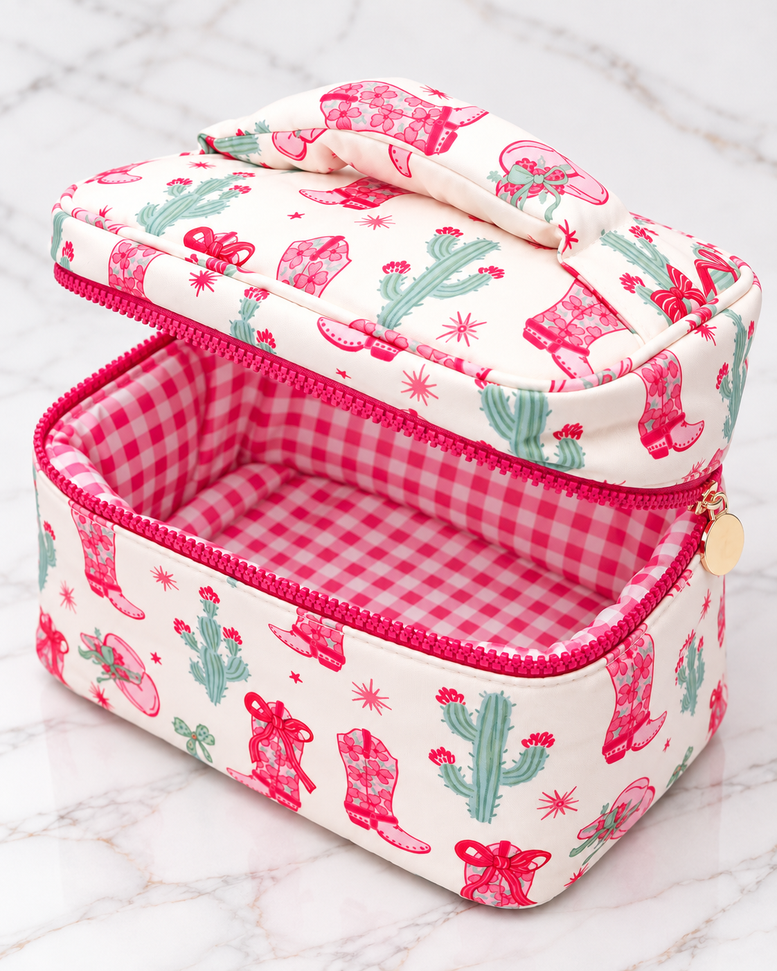 Desert Darling Western Travel Cosmetic Case