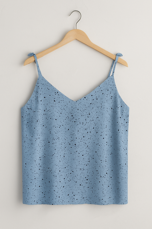 Breezy Blue Splatter Top