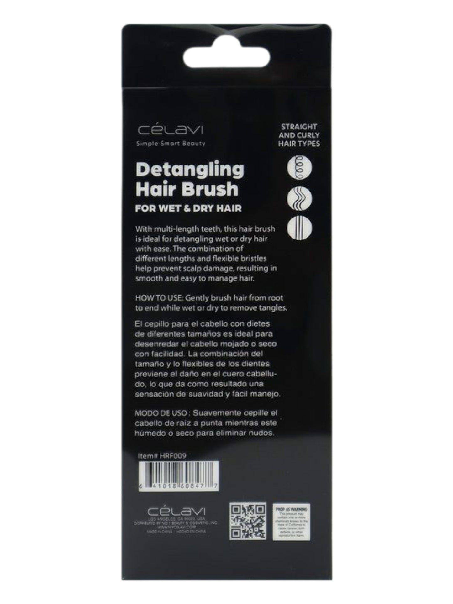 Wet Or Dry Compact Size Detangling Brush