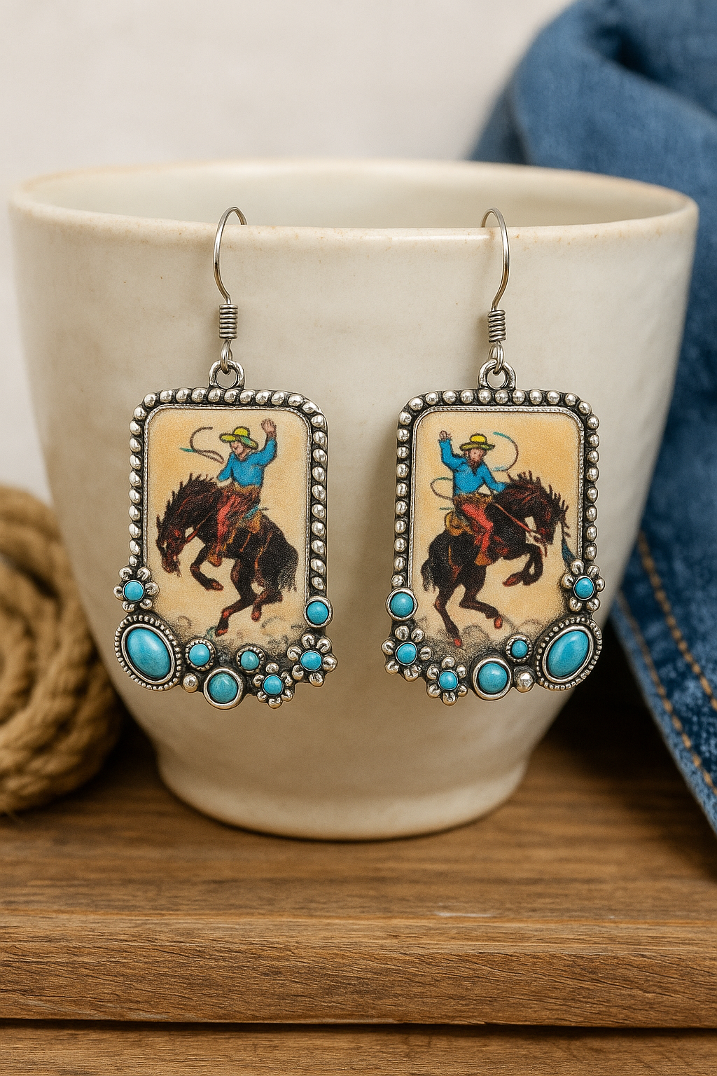 Wild Rider Turquoise Drops