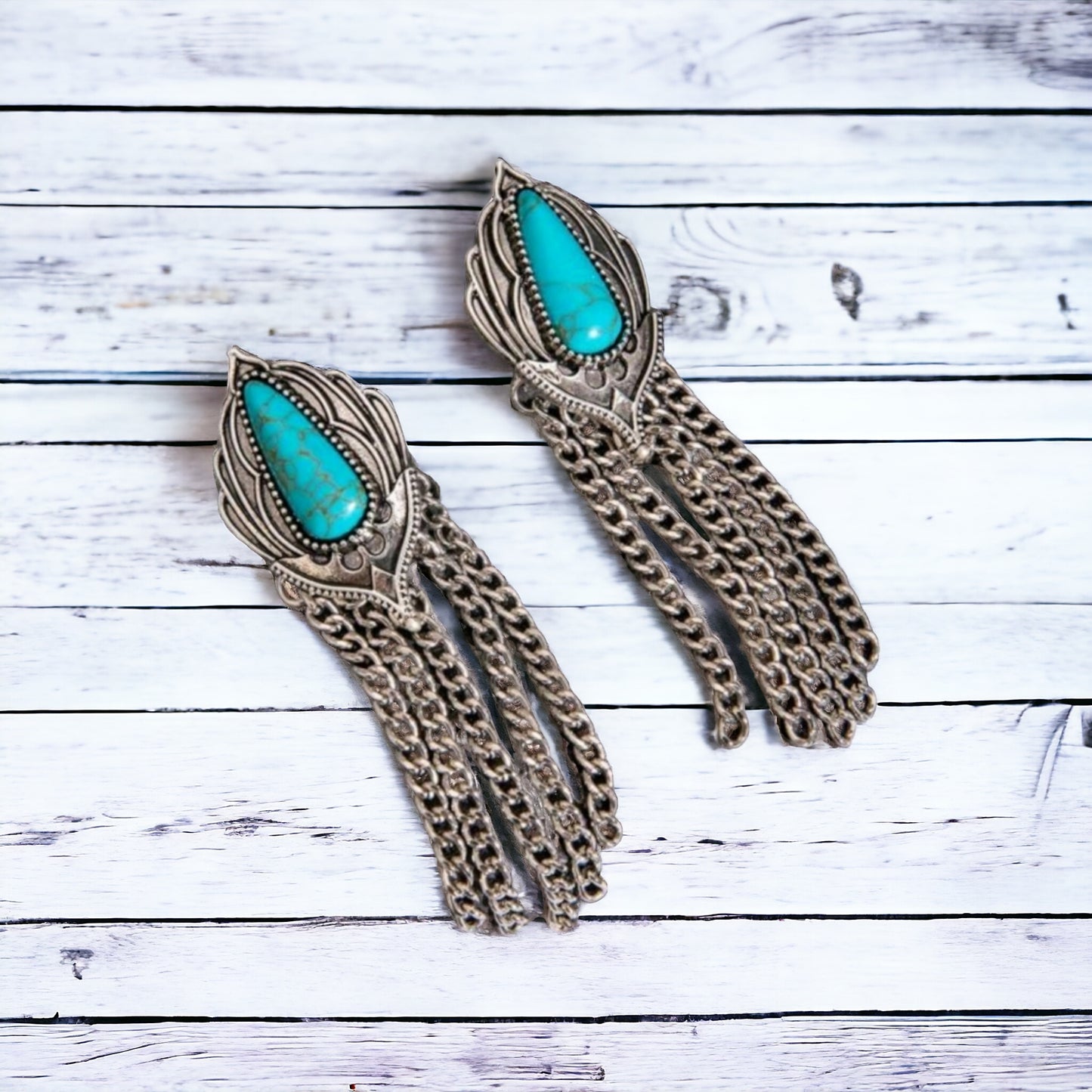 Gimme a Shimmey Western Style Dangle Earrings