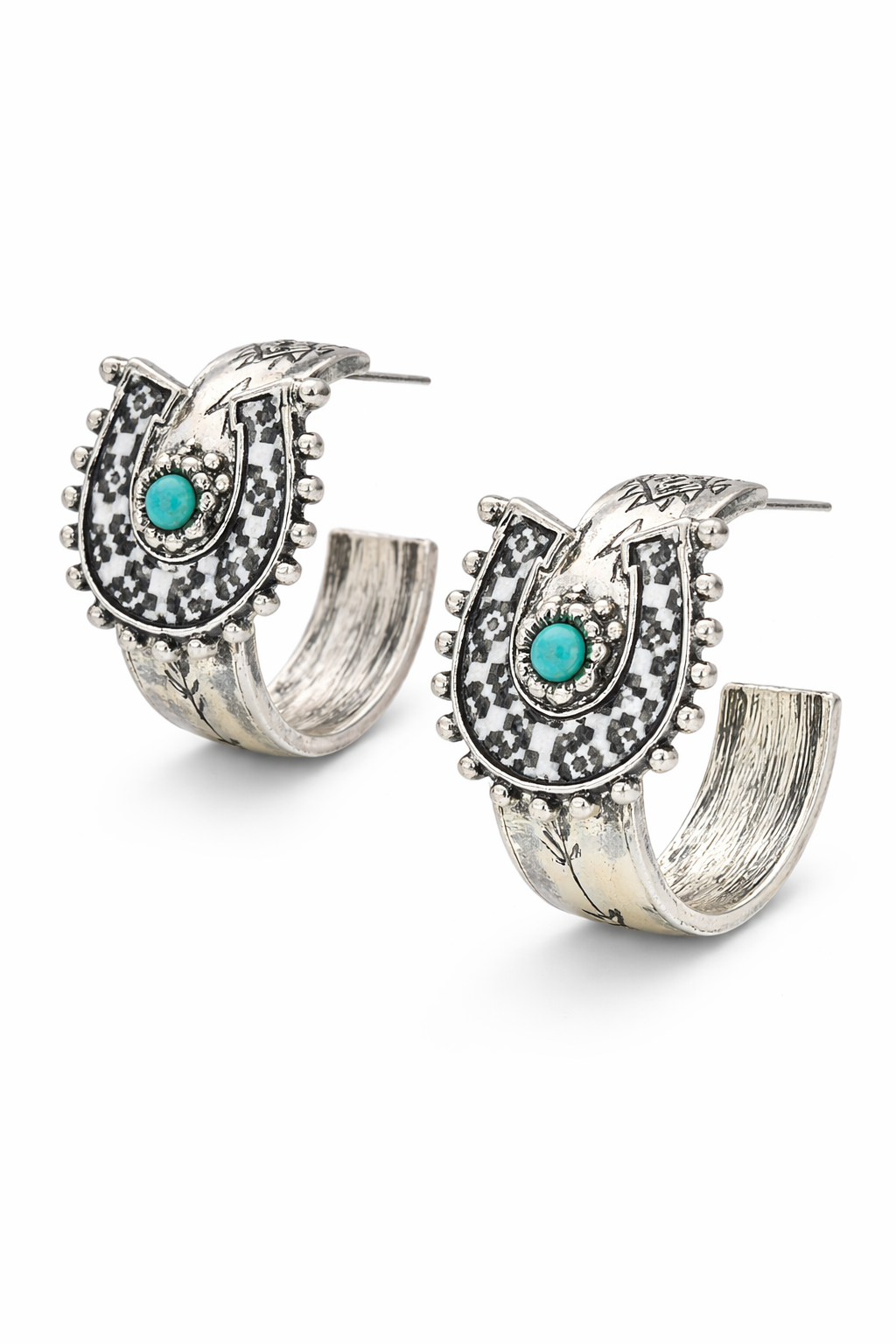 Saddle Star Horseshoe Hoops
