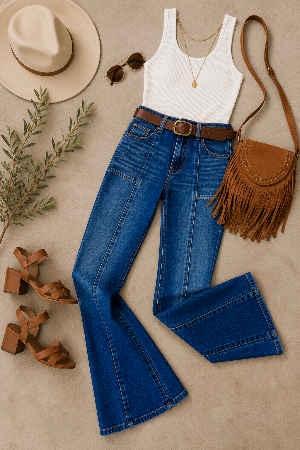 Bayside Seam Straight Jeans
