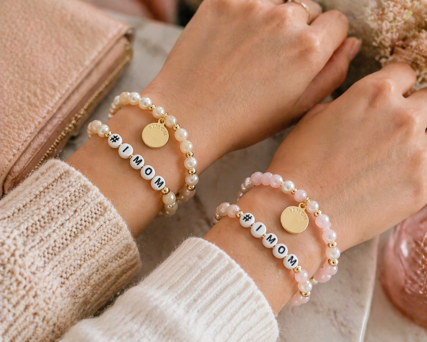 #IMOM Beaded Bracelet