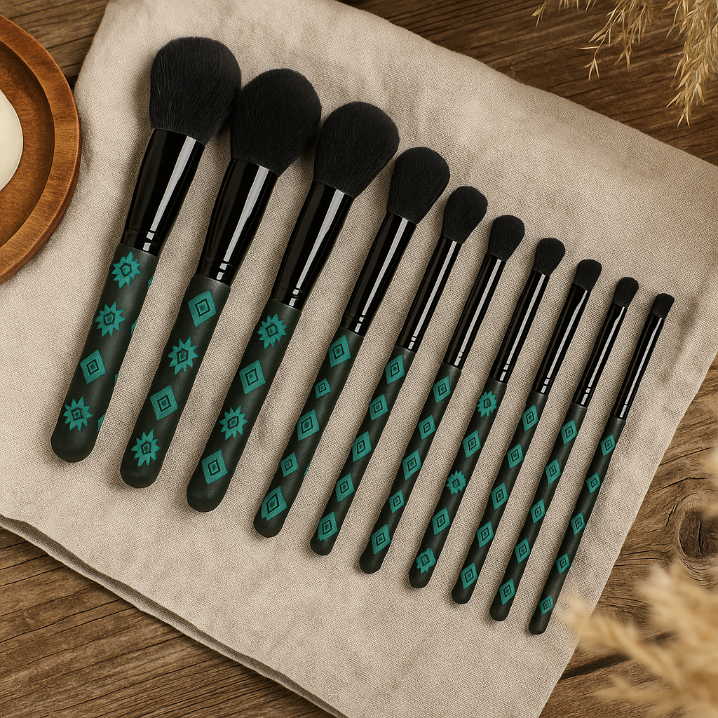 Western Glam 10-Piece Makeup Brush Collection