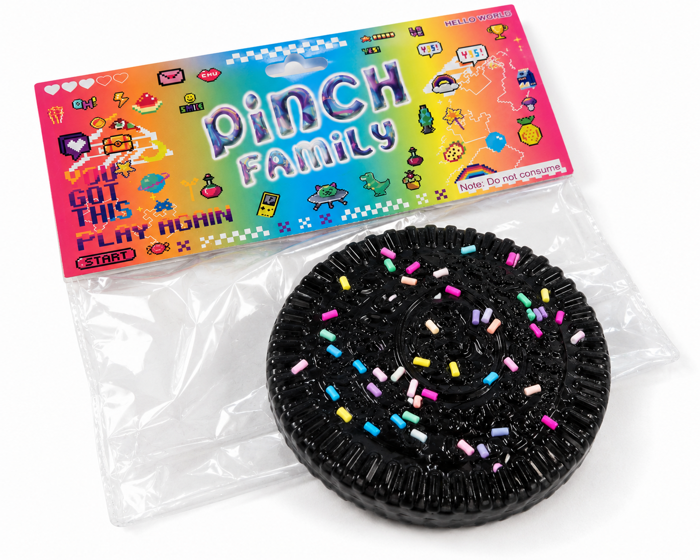 Midnight Sprinkle Pinchie