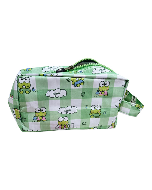 Kawaii Green Frog Makeup Cosmetic Pencil Pouch