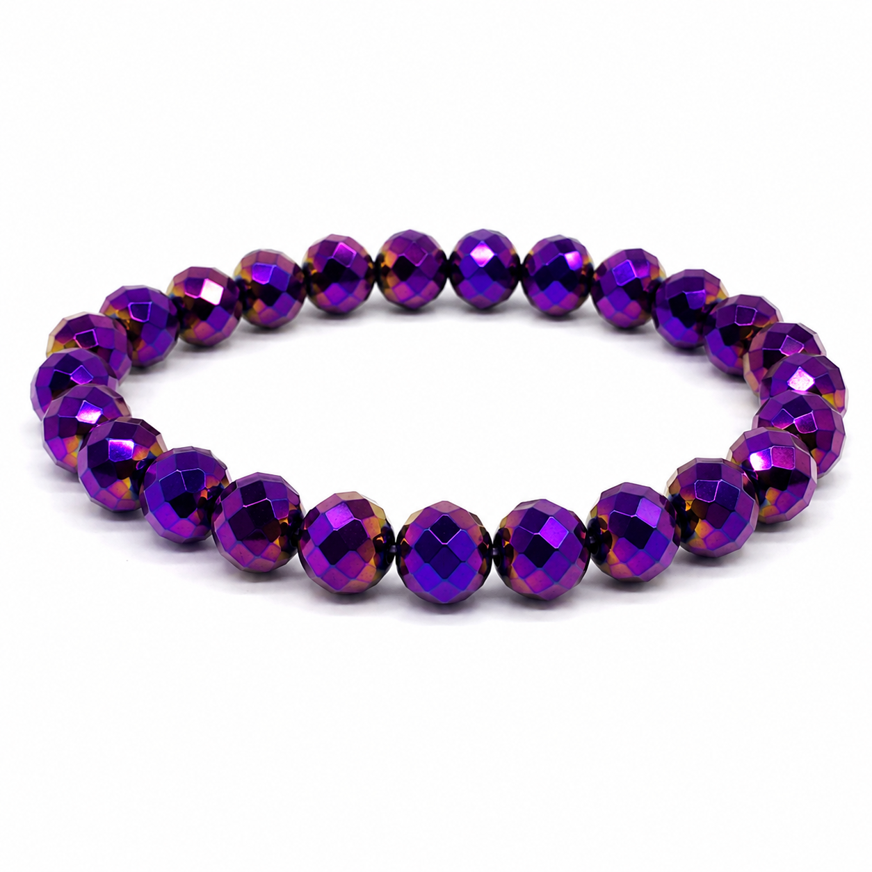 The Afterglow Glass Faceted Bracelet Collection