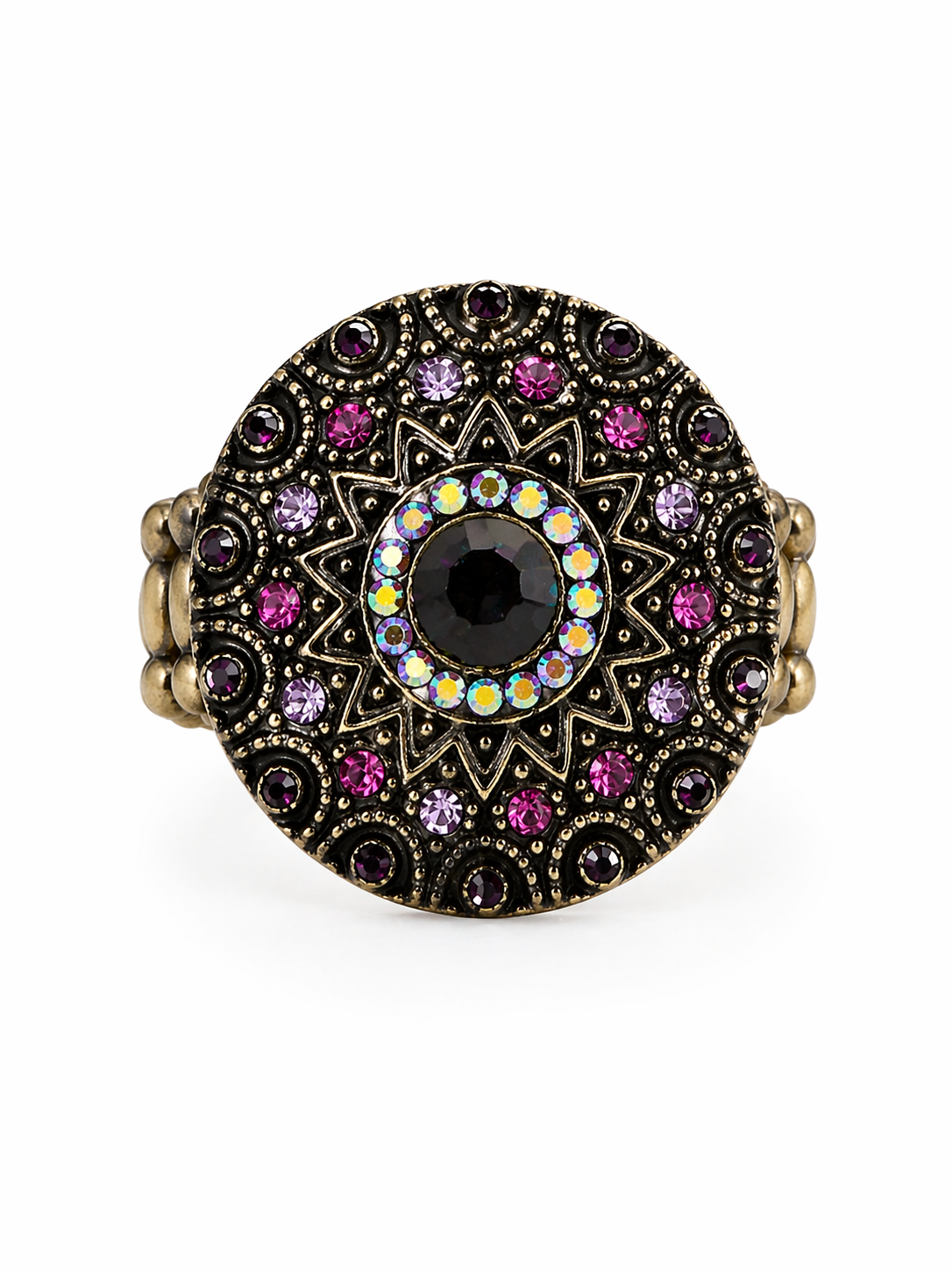 Midnight Rodeo Starburst Statement Ring