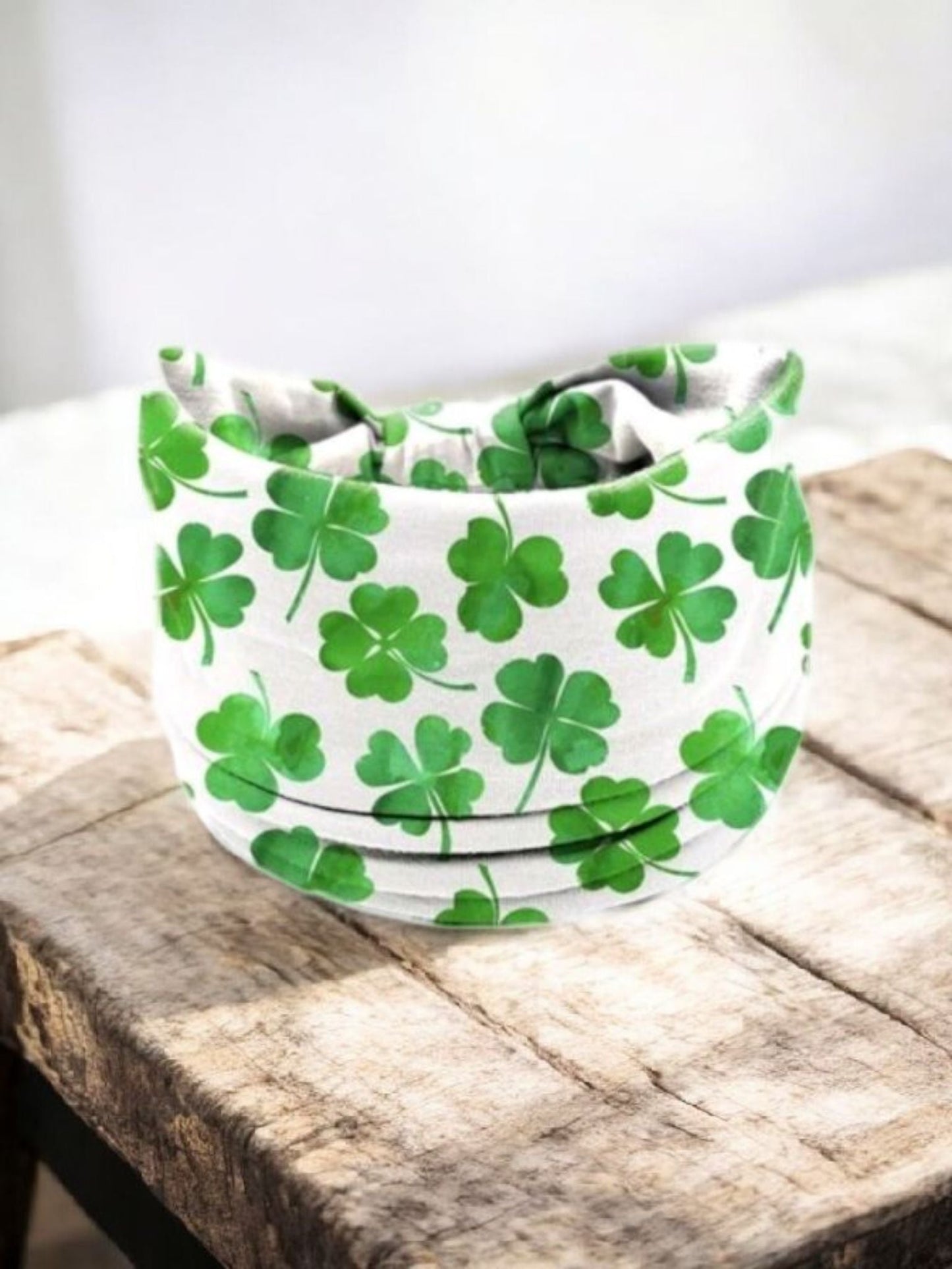 St. Patrick's Day Shamrock Shake Festive Stretch Yoga Headband