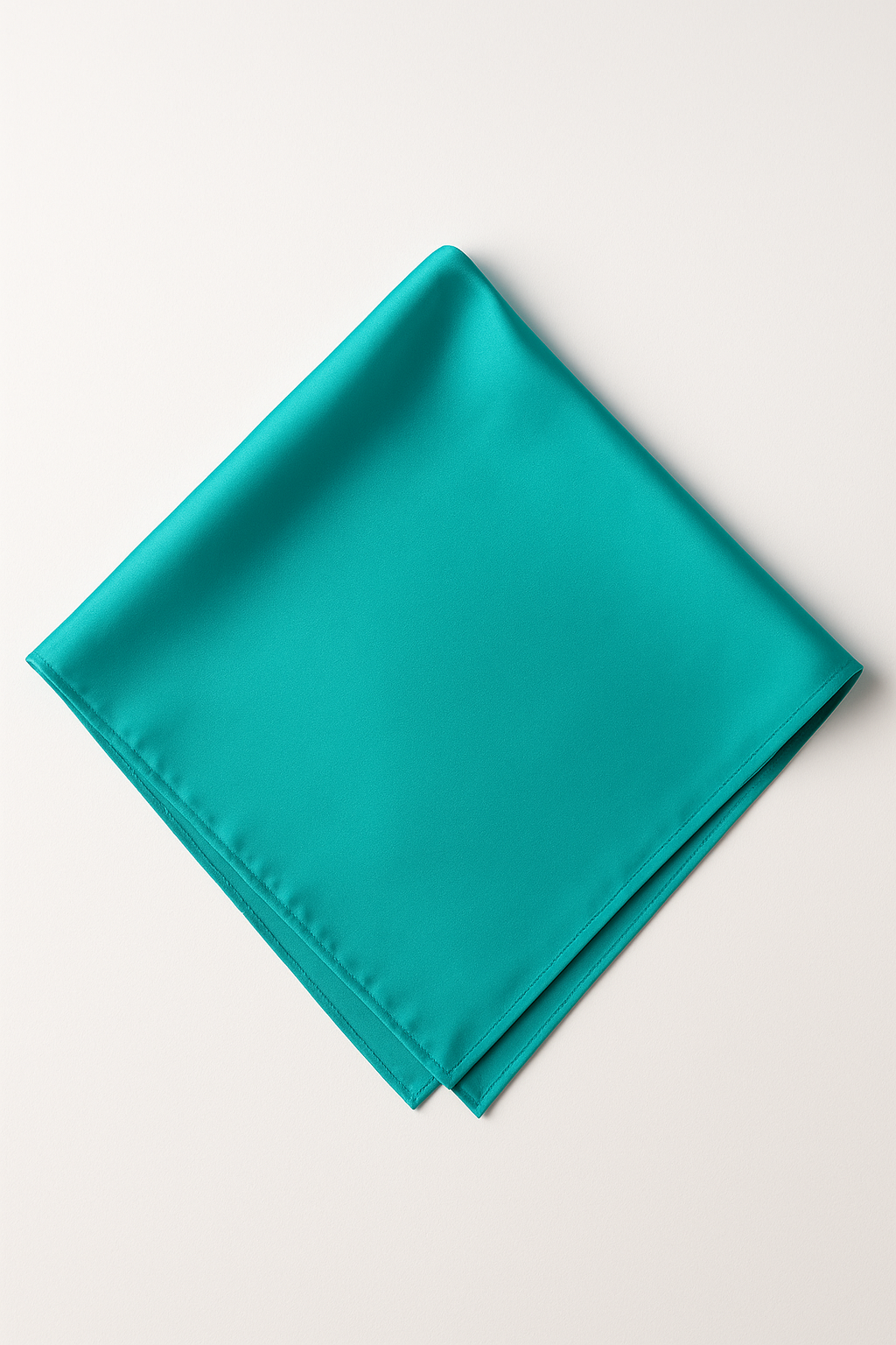 Ranch Riviera Scarf – Turquoise Satin Western Square