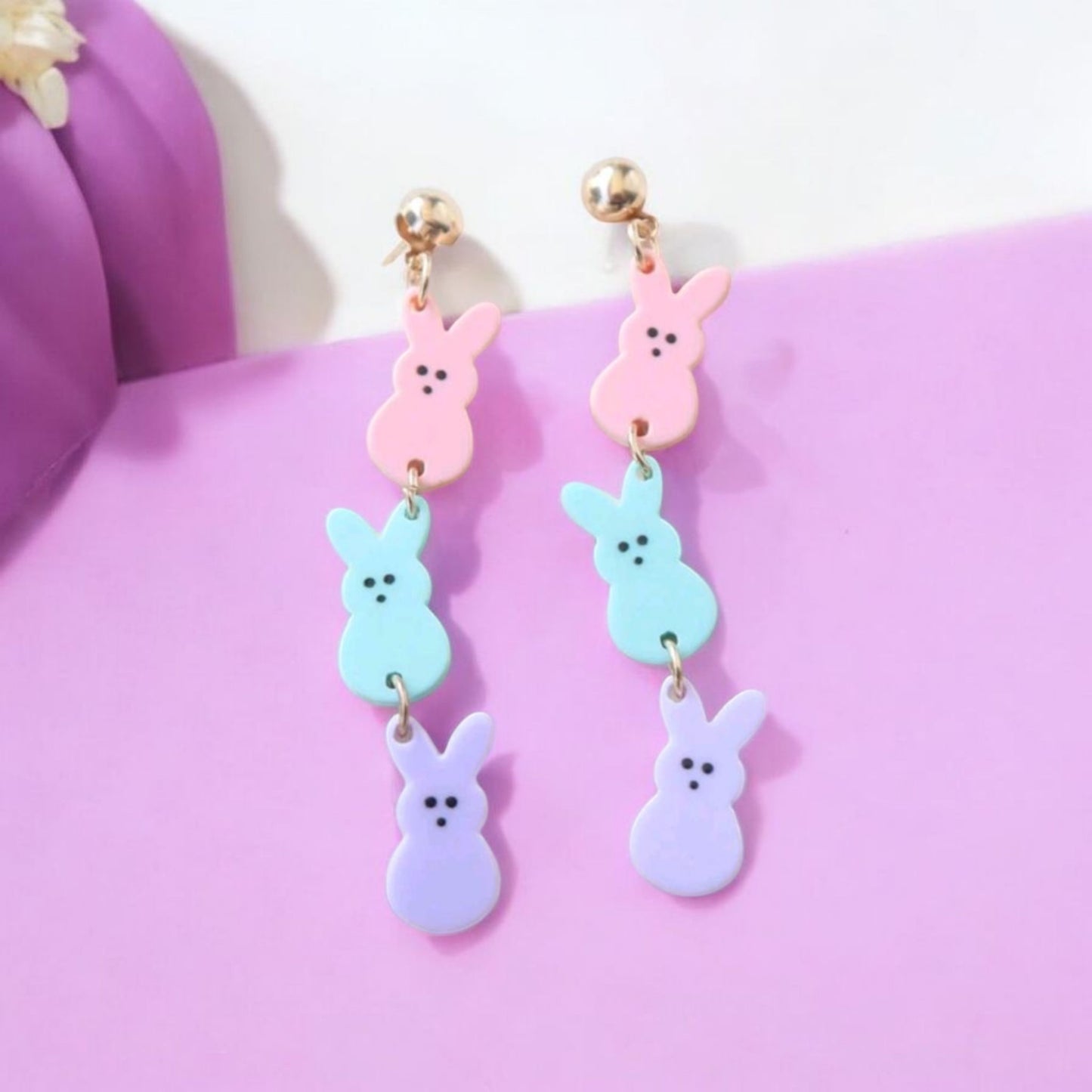 All My Peeps In Line Fashion Earrings