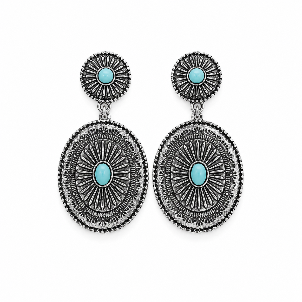 Blue Mesa Concho Drop Earrings