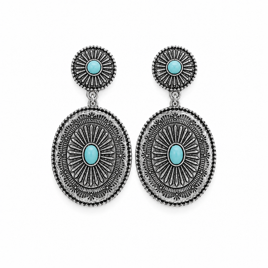 Blue Mesa Concho Drop Earrings