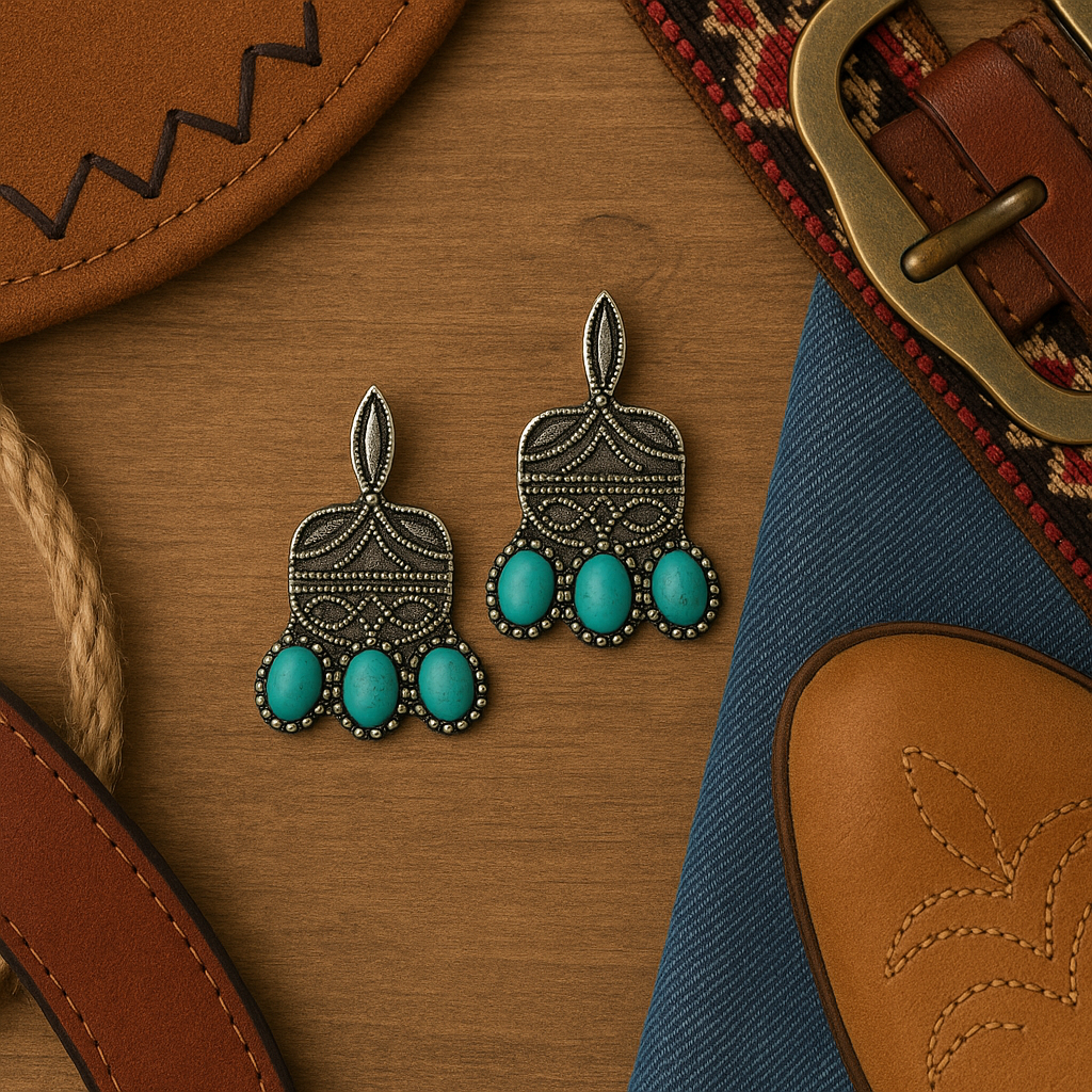Stitched Up In Perfection Necklace and Earring Options