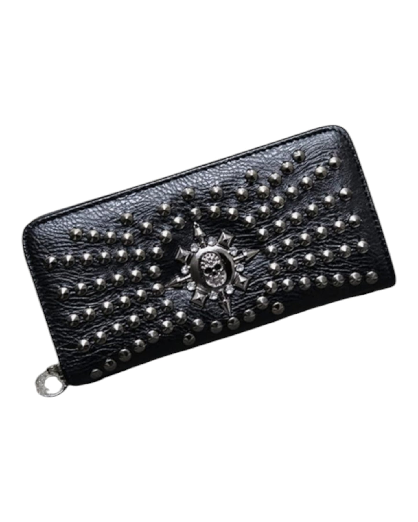 Riveted Skull Bound Oversized Fashion Wallets