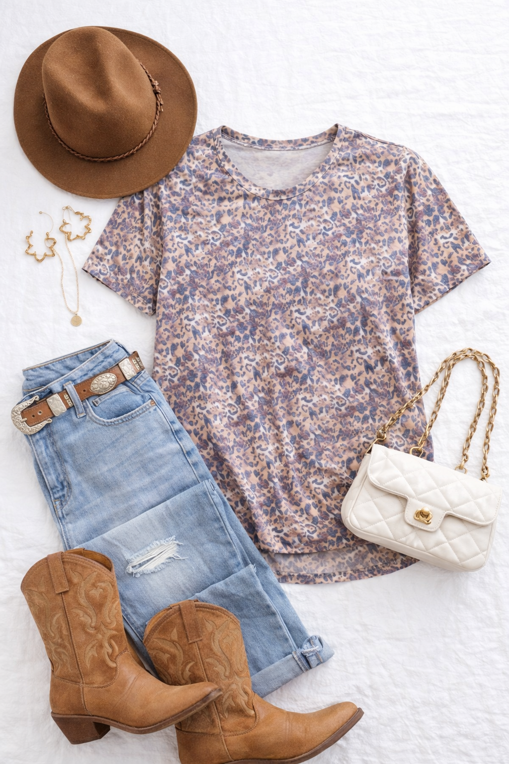 Desert Drift Leopard Tee