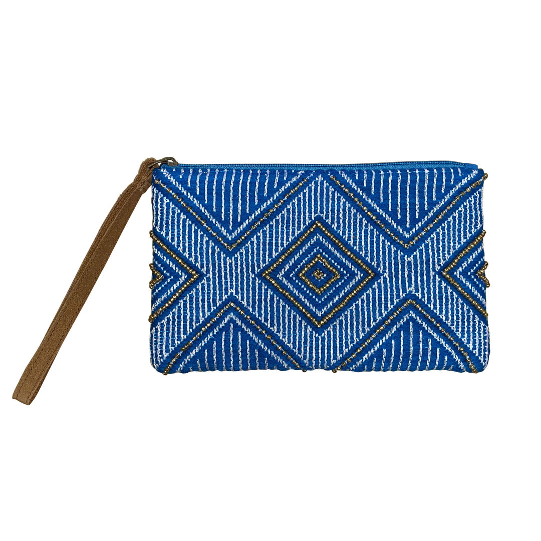 Santorini Beaded Wristlet