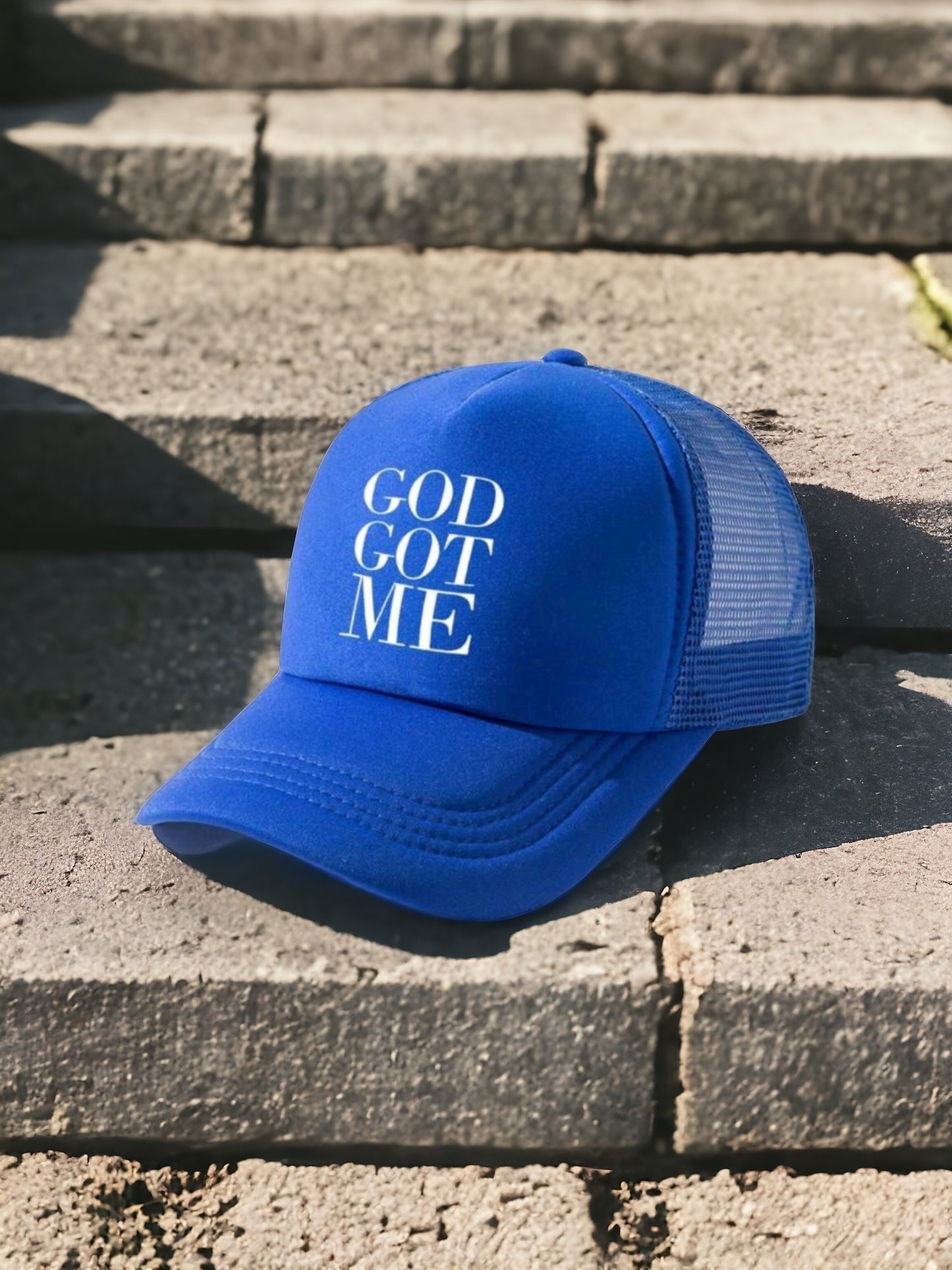 God Got Me Snapback Trucker Hat