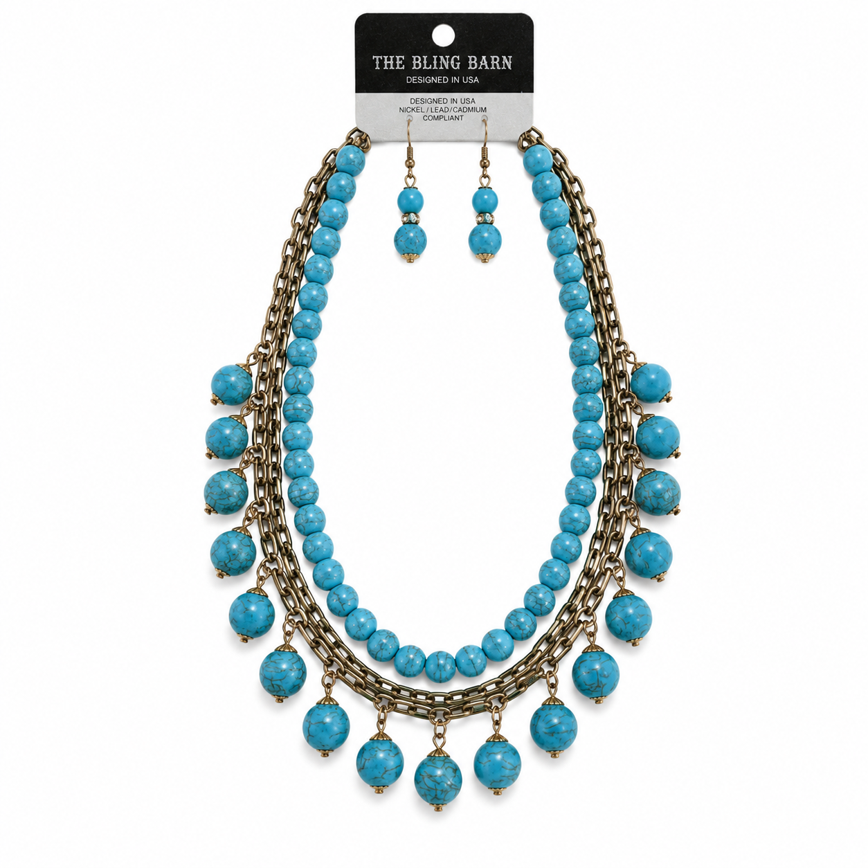 Canyon Keepsake Layered Turquoise Necklace Set