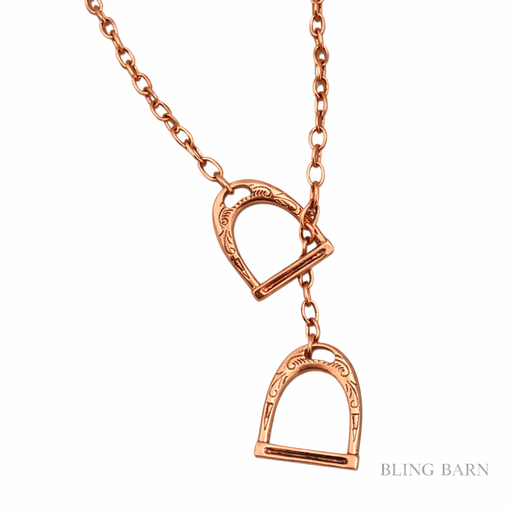 The Open Range Stirrup Necklace