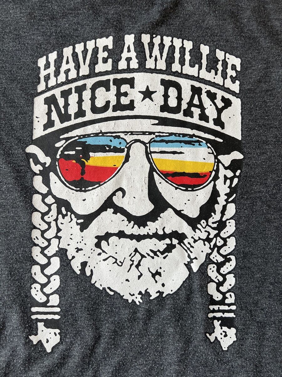 Have A Willie Nice Day Graphic Print Tee Shirt