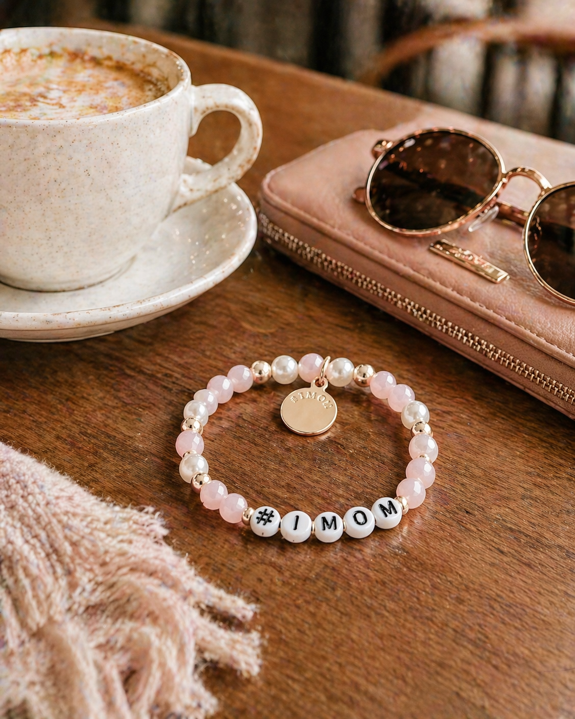 #IMOM Beaded Bracelet