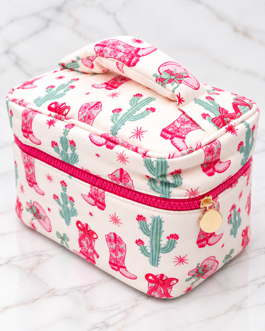 Desert Darling Western Travel Cosmetic Case